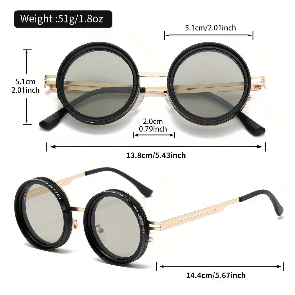 9-Level Adjustable Polarized Sunglasses – Punk Style Fishing & Outdoor Eyewear