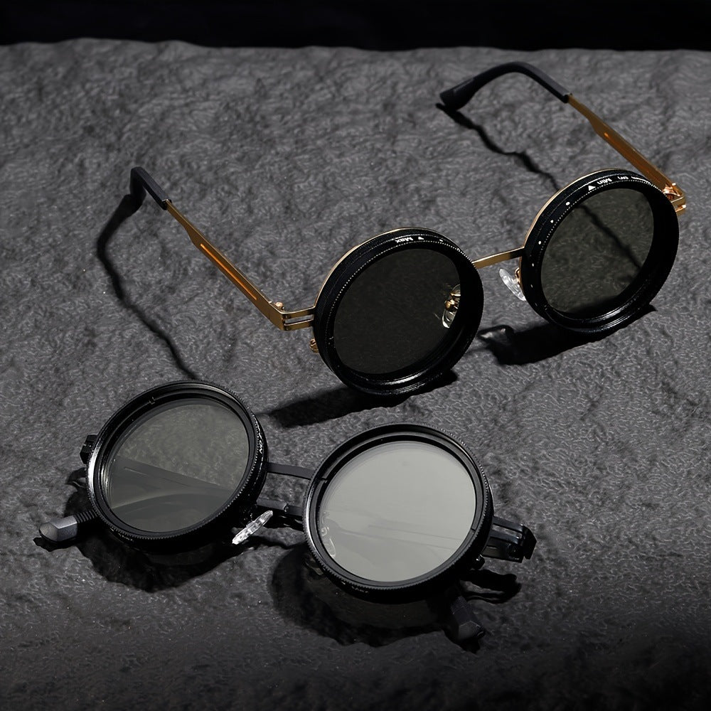 9-Level Adjustable Polarized Sunglasses – Punk Style Fishing & Outdoor Eyewear