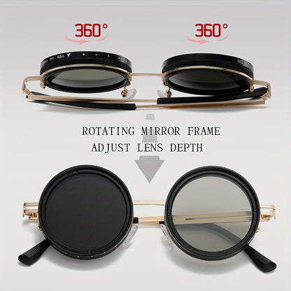9-Level Adjustable Polarized Sunglasses – Punk Style Fishing & Outdoor Eyewear